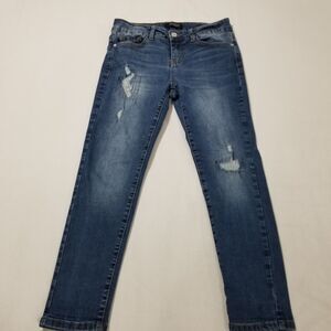 Judy Blue Jeans Capri Crop Fit Size 9/29 Distressed Style #JB70149